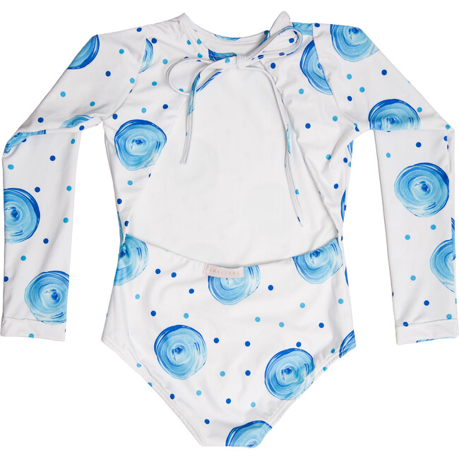 Bella Long Sleeve One Piece,  Sky Confetti - One Pieces - 4