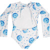 Bella Long Sleeve One Piece,  Sky Confetti - One Pieces - 4