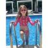 Aless Cropped Rash Set, Pink Fest - Two Pieces - 4