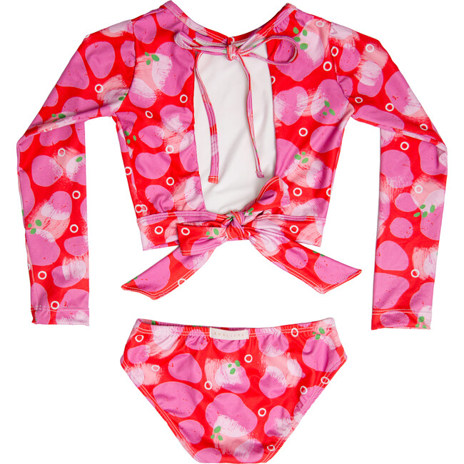 Aless Cropped Rash Set, Pink Fest - Two Pieces - 5