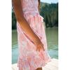 Sunset Vibes Dress, Pink & Orange - Dresses - 3