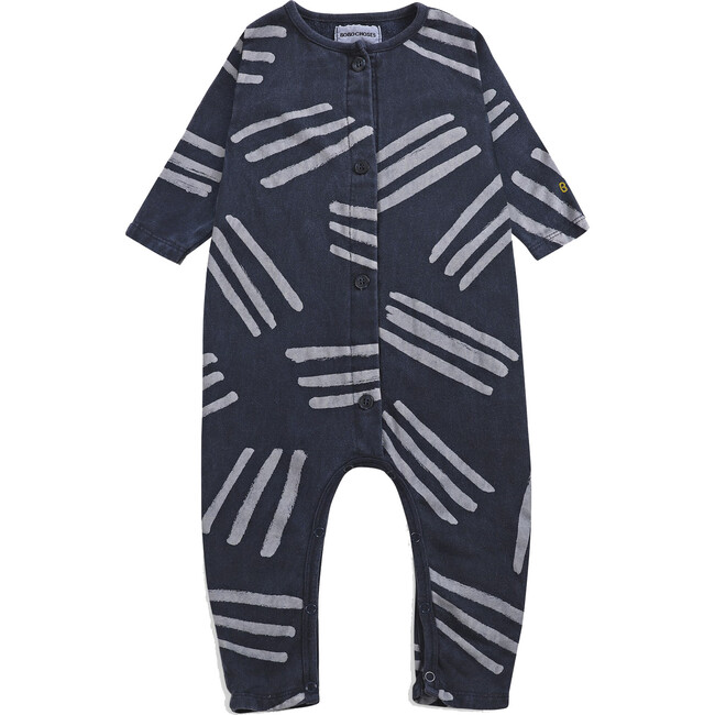 Scratches All Over Fleece Overall - Overalls - 1