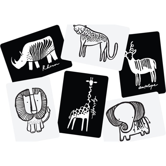 Safari Art Cards for Baby - Developmental Toys - 2