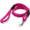 Leader of the Pack Leash, Magenta and Black - Leash & Collar Sets - 2