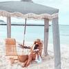 The Cabana, Lauren's Navy Stripe - Outdoor Home - 2