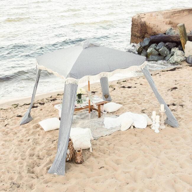 The Cabana, Lauren's Navy Stripe - Outdoor Home - 9