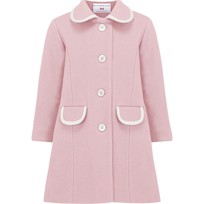Kensington Coat, Pelham Pink - Wool Coats - 1