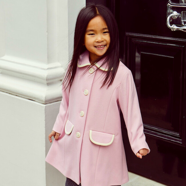 Kensington Coat, Pelham Pink - Wool Coats - 2