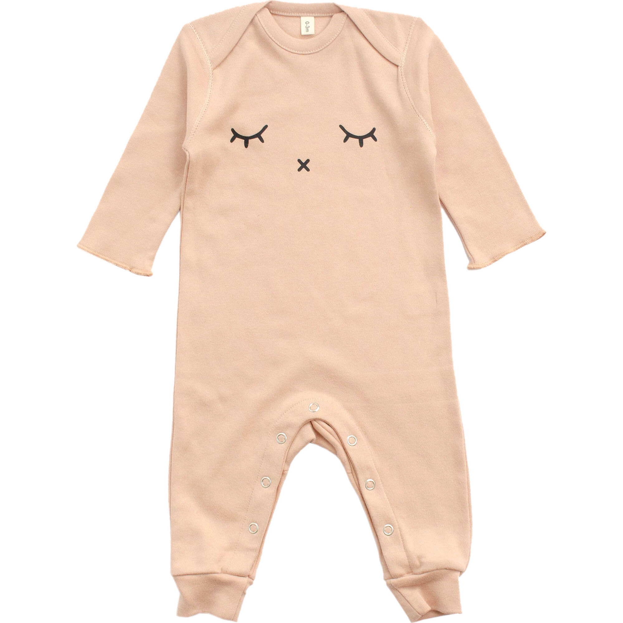 Sleepy Playsuit, Clay - Onesies - 1