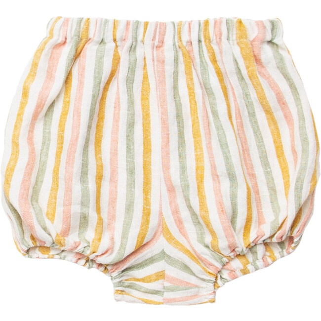 Linen Skipping Bloomers, Multi Stripe - Nellie Quats Shorts | Maisonette