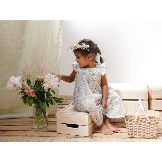 Cotton Leap Frog Dress, California Bloom Liberty Print - Dresses - 2