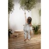 Linen Jumping Jack Jumpsuit, Blue Check - Jumpsuits - 2