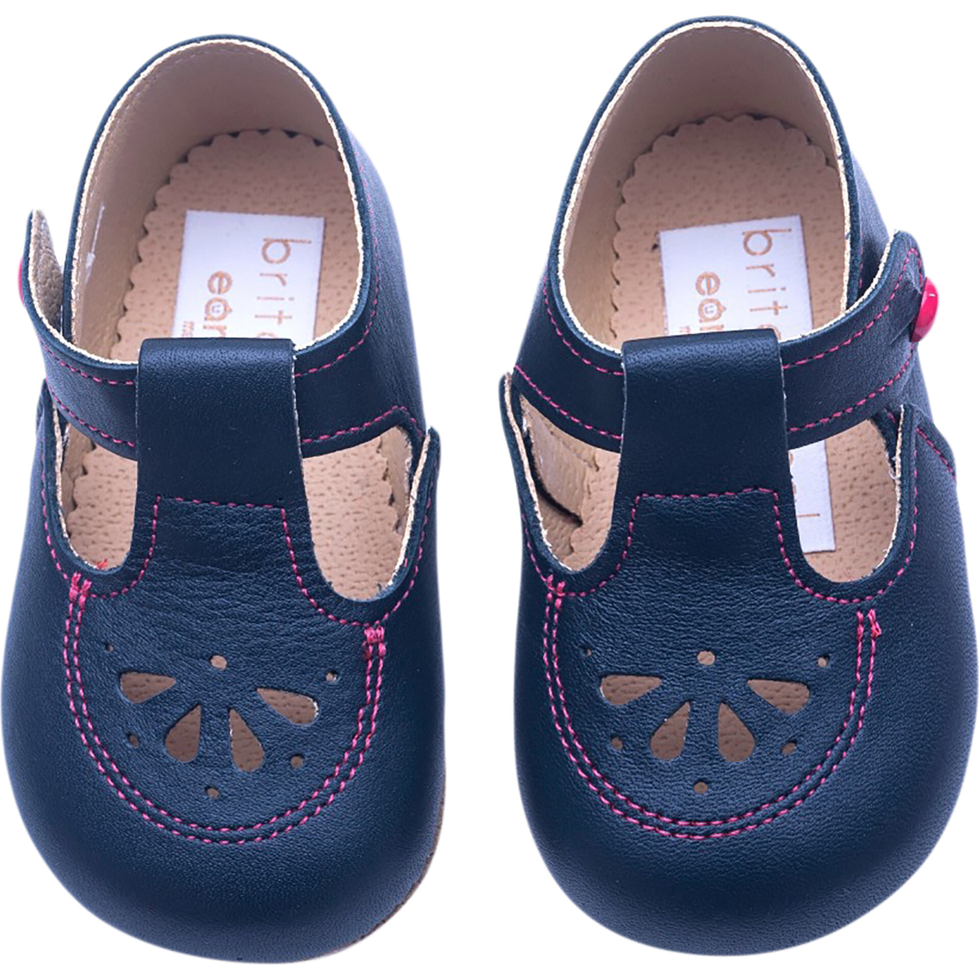 Robin British Pre-Walker Baby Shoe - Serpentine Blue - Mary Janes - 1