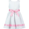 Charlotte Pique Dress, Pale Pink - Dresses - 1 - thumbnail