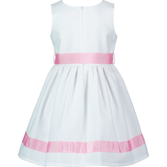 Charlotte Pique Dress, Pale Pink - Dresses - 2