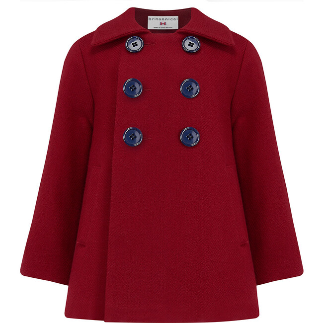 Pimlico Coat, Gainsborough Red - Wool Coats - 1