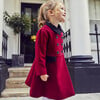 Piccadilly Dress Coat, Theatrical Red - Wool Coats - 3