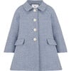 Islington Coat, Porcelain Blue - Wool Coats - 1 - thumbnail