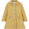 Islington Coat, Honey Yellow - Wool Coats - 1 - thumbnail