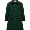 Kensington Coat, Dark Green - Wool Coats - 1 - thumbnail