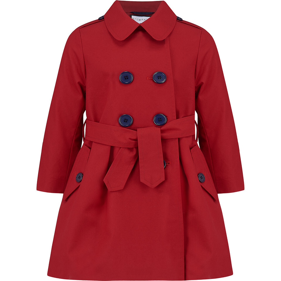 Bayswater Trenchcoat, Red - Raincoats - 1