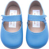 Emma British Pre-Walker Baby Girl Shoe - Porcelain Blue - Mary Janes - 1 - thumbnail