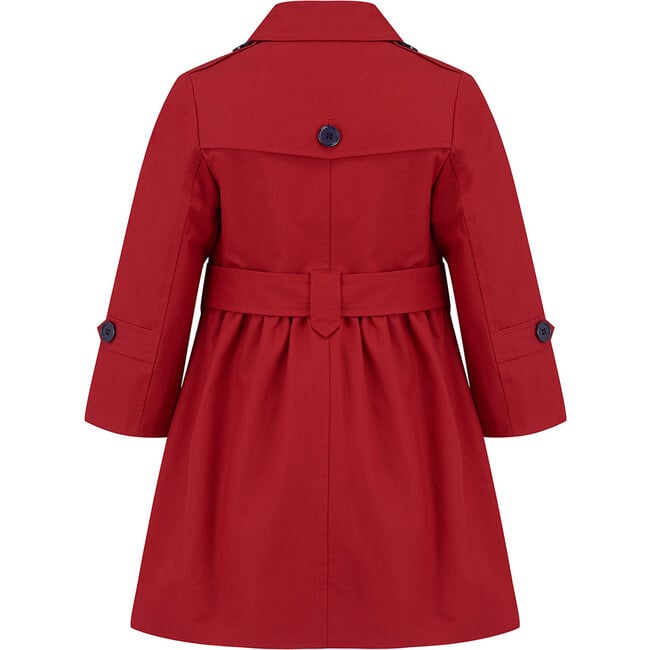 Bayswater Trenchcoat, Red - Raincoats - 4