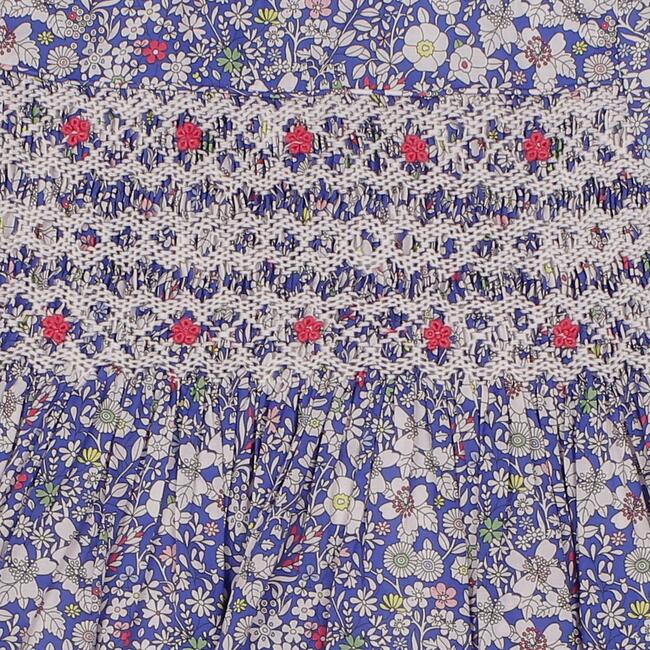Elaina Baby Dress, Blue Liberty - Dresses - 4