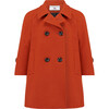 Clerkenwell Bridge Coat, Finsbury Orange - Wool Coats - 1 - thumbnail