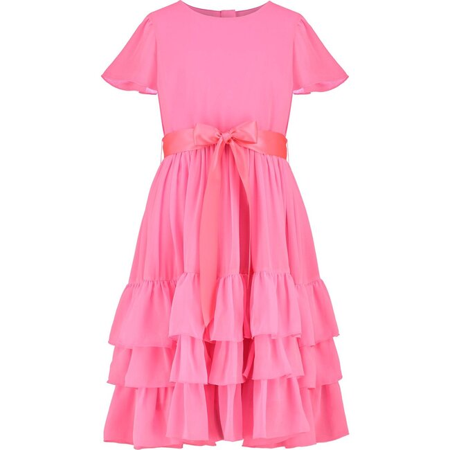 Candy Floss Chiffon Dress, Pink Holly Hastie Dresses