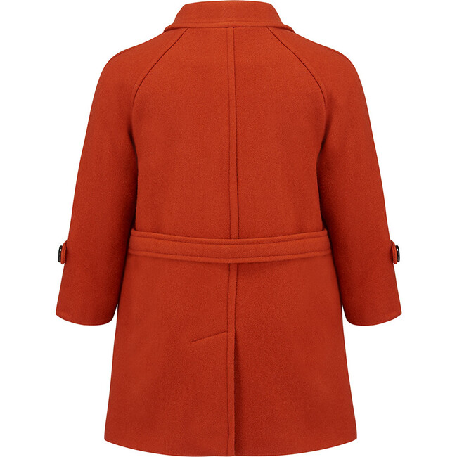 Clerkenwell Bridge Coat, Finsbury Orange - Wool Coats - 5