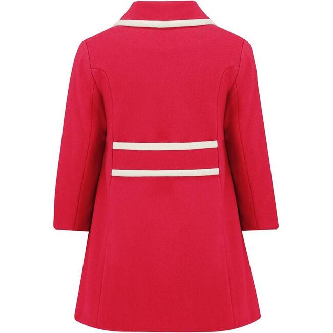 Kensington Coat, Pillar Box Red - Wool Coats - 5