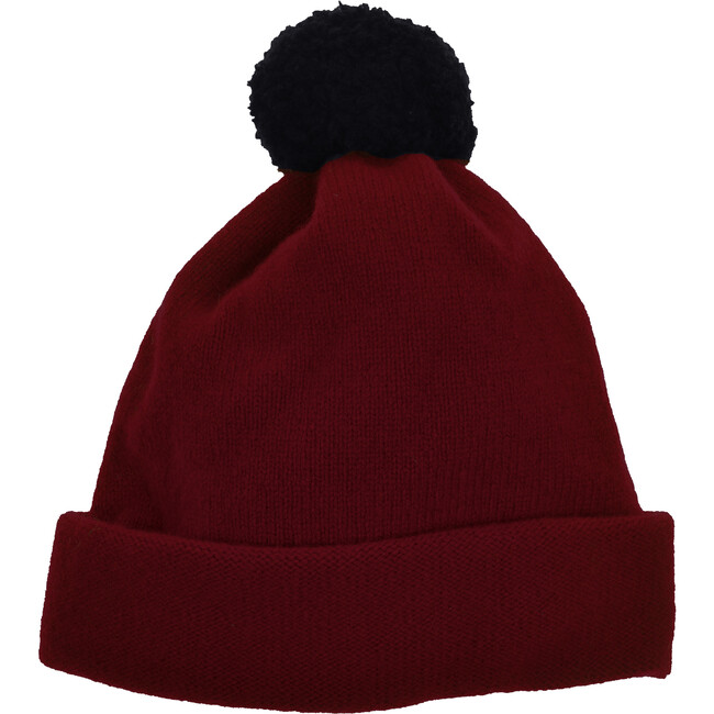 Argyll Bobble Hat, Russet Red