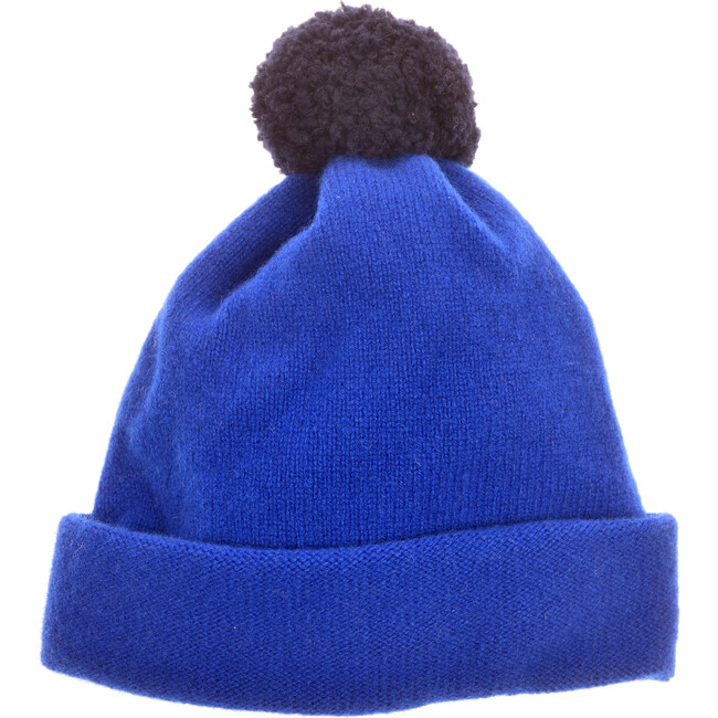 Argyll Bobble Hat, Royal Blue
