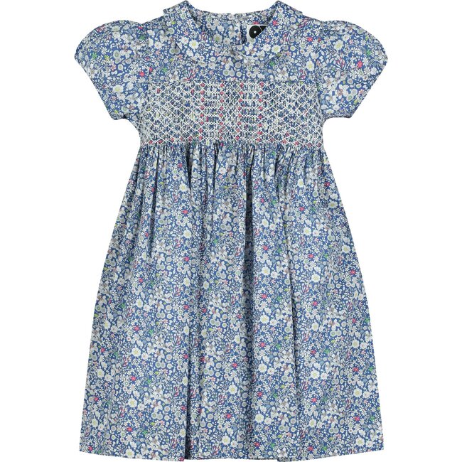 Alice Dress, Blue Floral - Dresses - 1