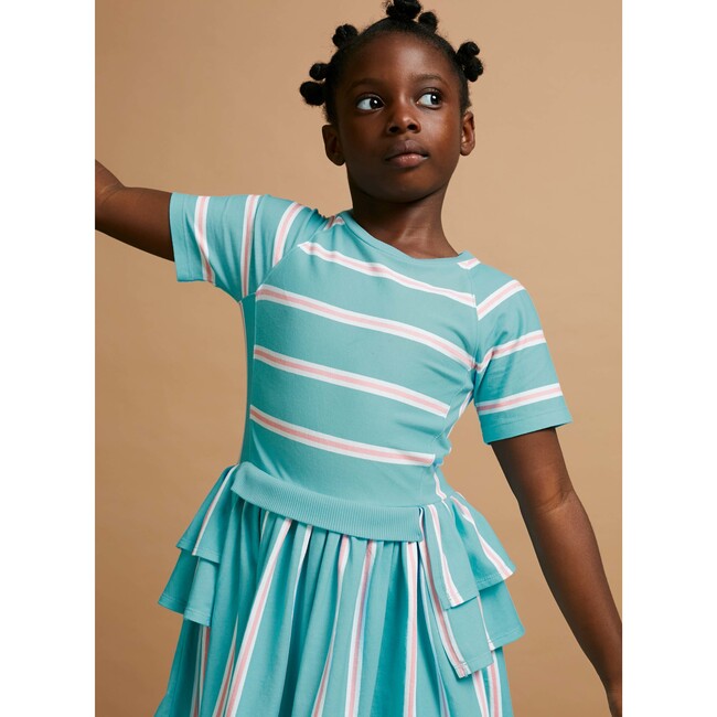 Moving On Dress, Collegiate Stripe
