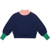 Green Sleeves Jumper, Stay True Blue - Sweaters - 1 - thumbnail