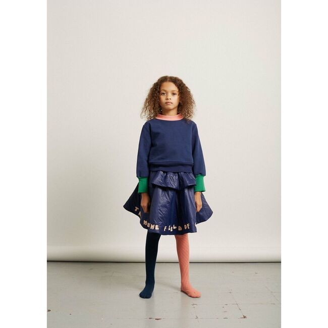 Green Sleeves Jumper, Stay True Blue - Sweaters - 2