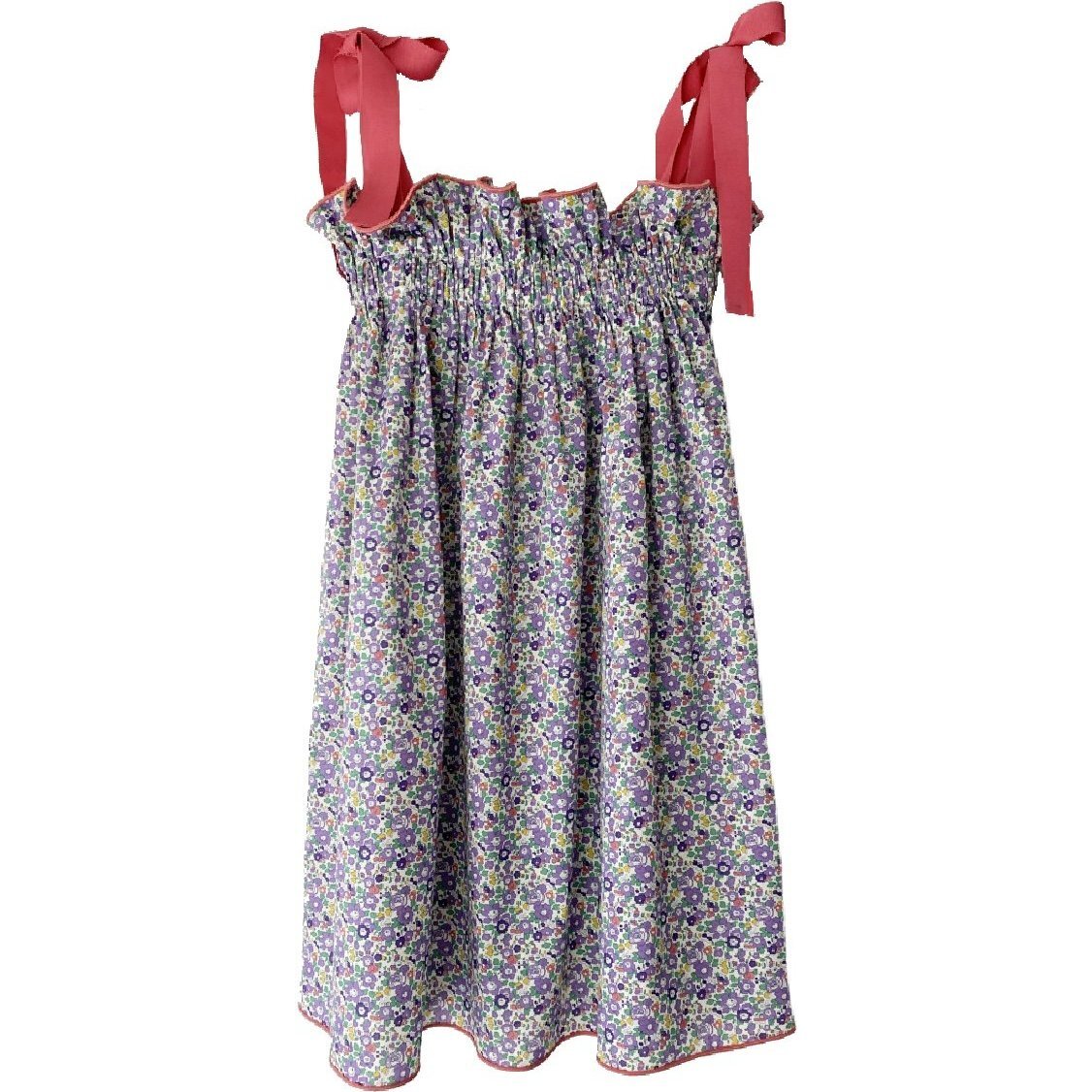 Jaime Dress, Purple Floral - Dresses - 1