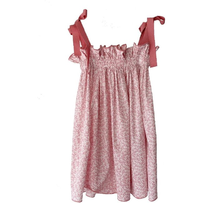 Jaime Dress, Pink and White Floral