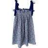 Jaime Dress, Blue and White Floral - Dresses - 1 - thumbnail