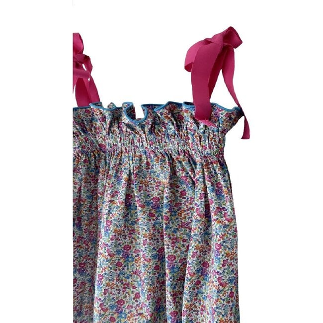 Jaime Dress, Raspberry Floral - Dresses - 2