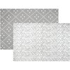 Reversible Dash & Diamond Foam Playmat, Grey - Playmats - 1 - thumbnail