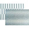 Reversible Antelope & Stripe Foam Playmat, Blue - Playmats - 1 - thumbnail