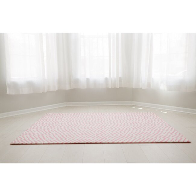 Reversible Dash & Diamond Foam Playmat, Pink - Playmats - 4
