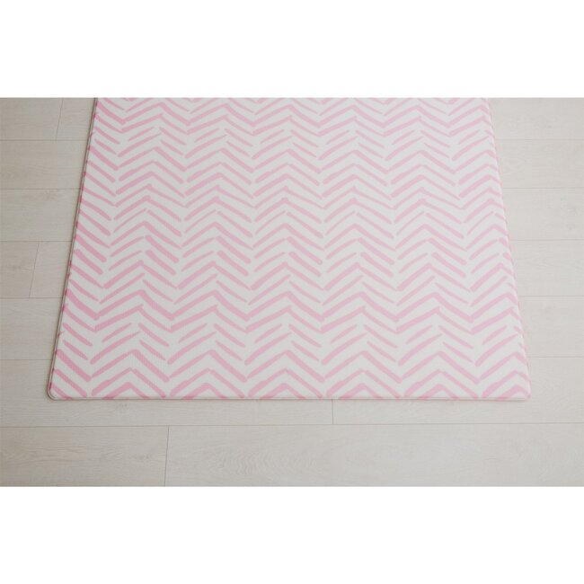 Reversible Dash & Diamond Foam Playmat, Pink - Playmats - 5