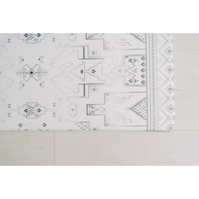 Reversible Tribal & Mecca Foam Playmat, Black/White - Playmats - 5