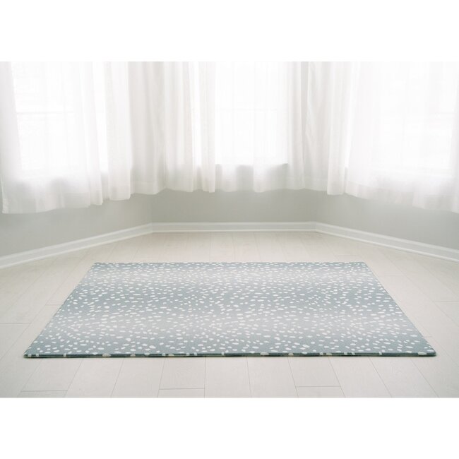 PREORDER - Reversible Antelope & Stripe Foam Playmat, Blue - Playmats - 4