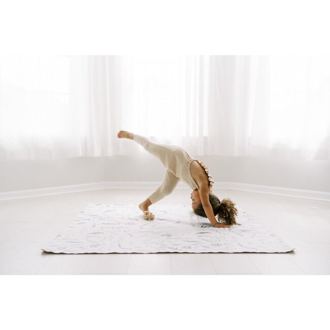 Vegan Leather Play Mat, Wildflowers - Playmats - 3