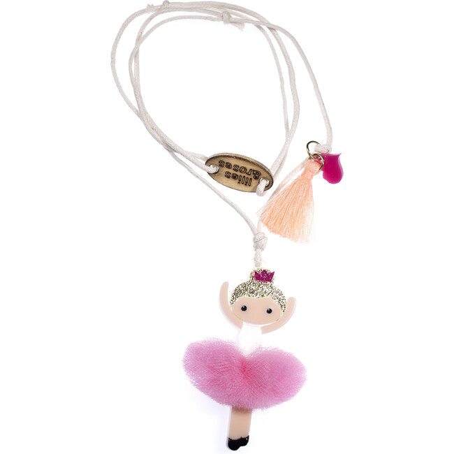 Ballerina Necklace, Grace Pink - Necklaces - 1